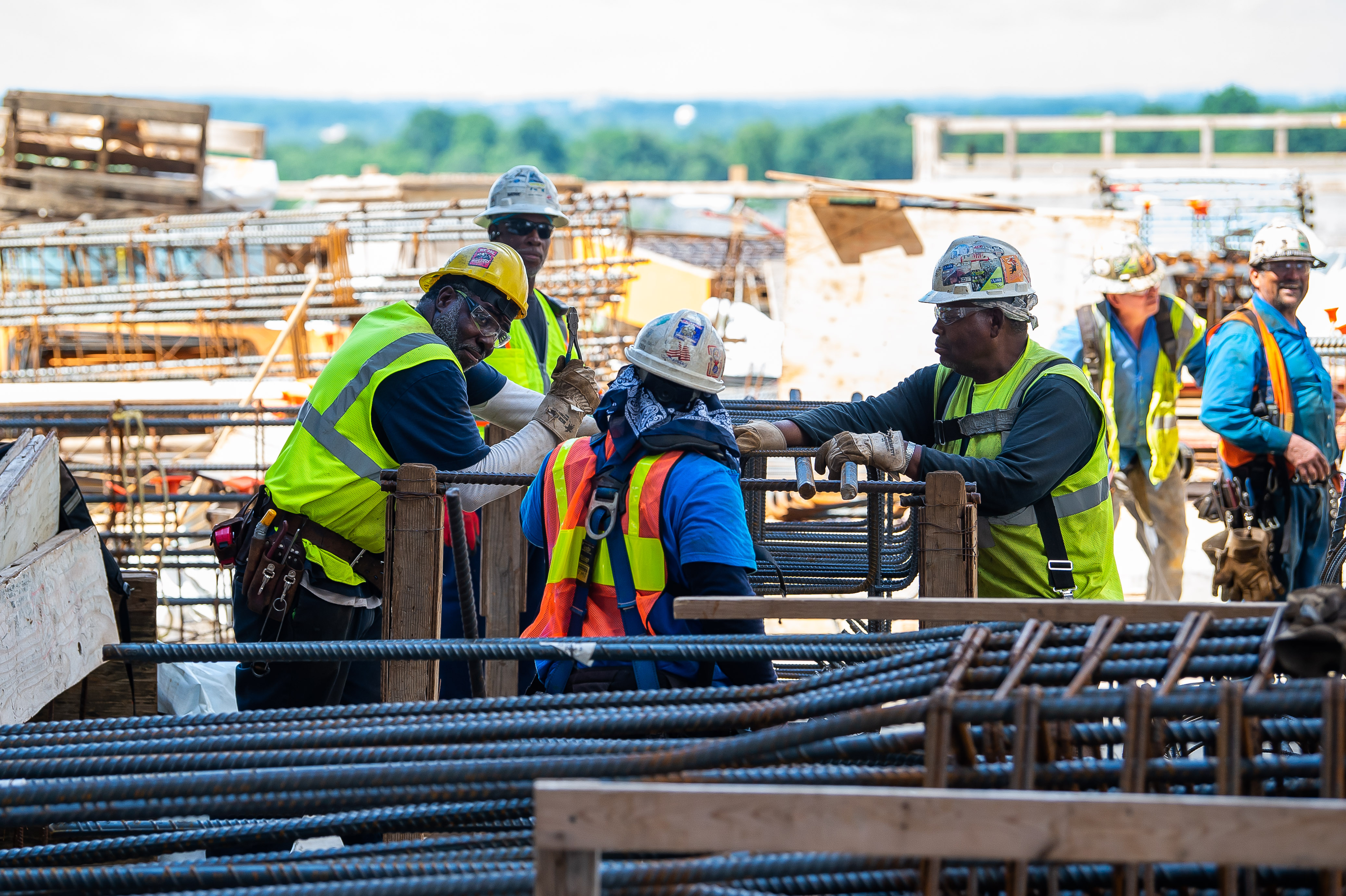 Rebar work photo
